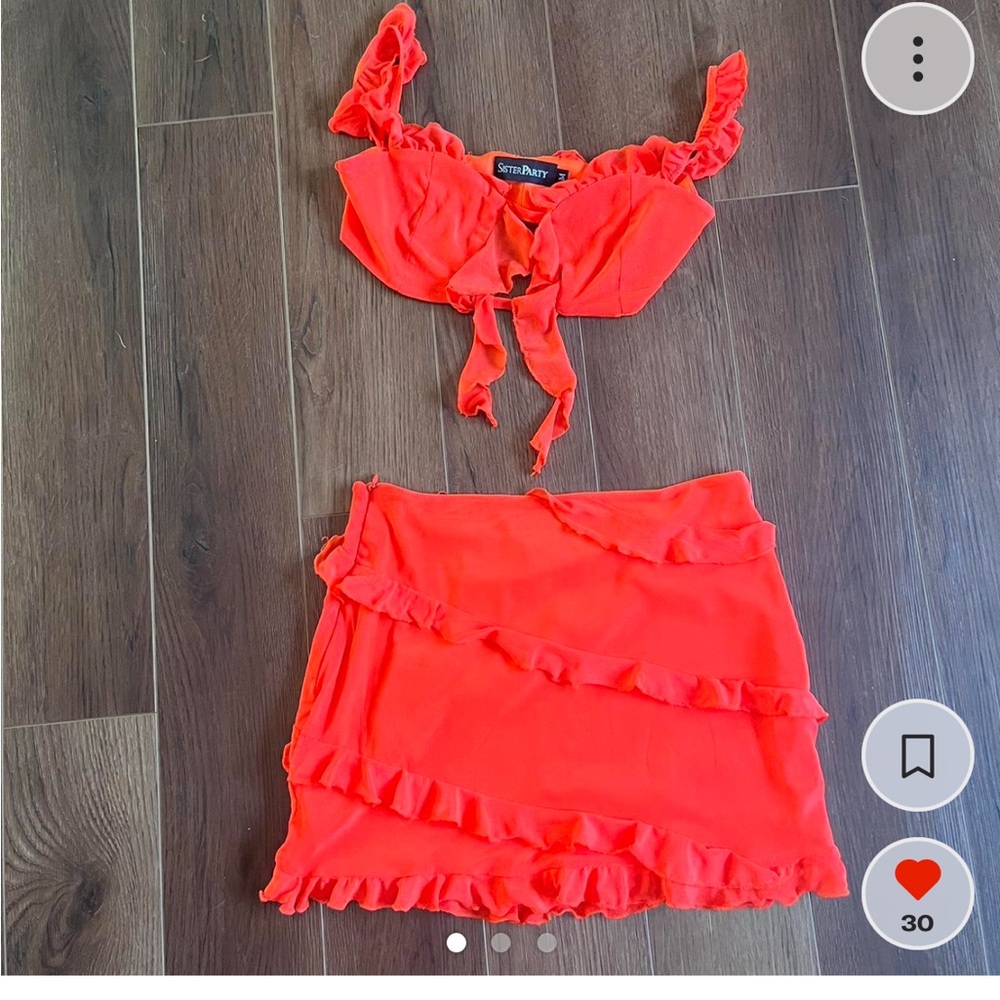 Orange Two Piece Set - image 1